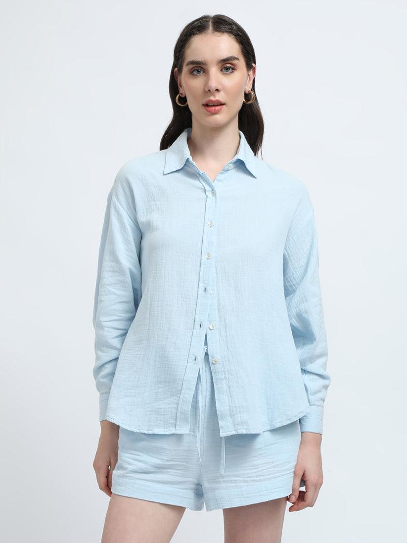 MAEVE SHORTS- ICE BLUE