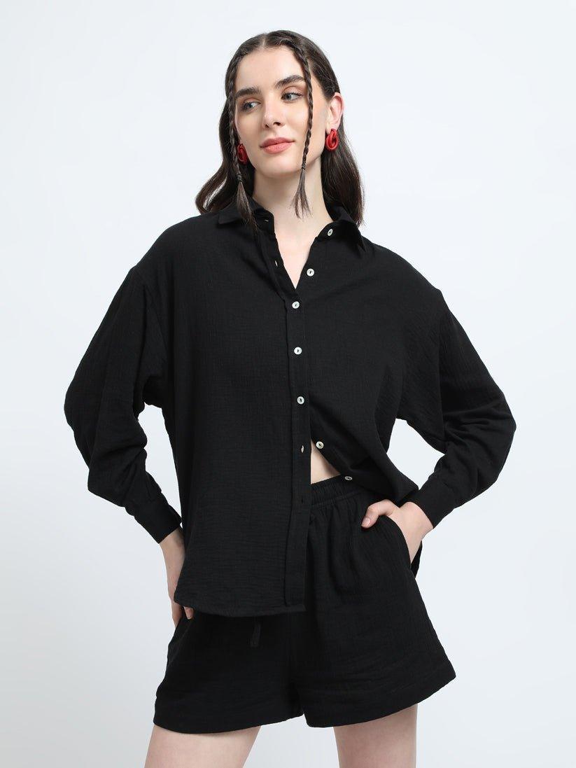 MAEVE CO-ORD SET-BLACK