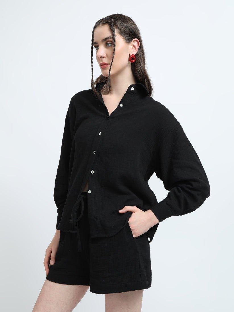 MAEVE CO-ORD SET-BLACK