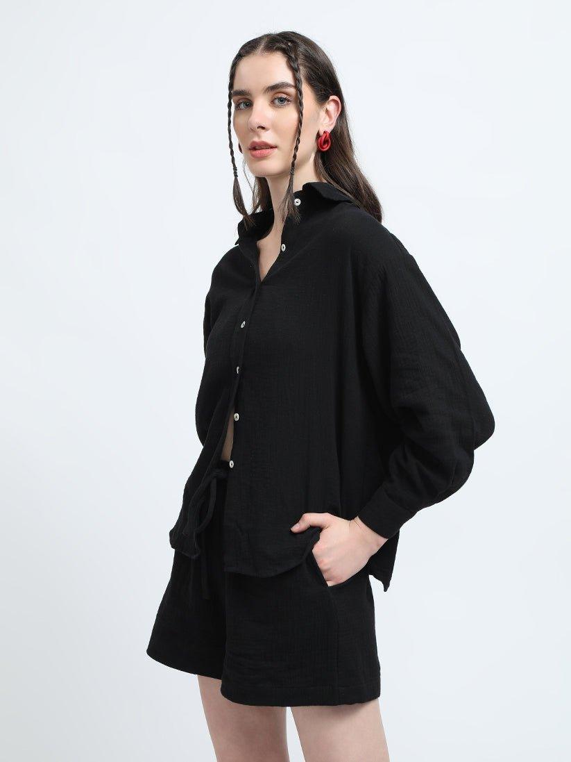 MAEVE CO-ORD SET-BLACK