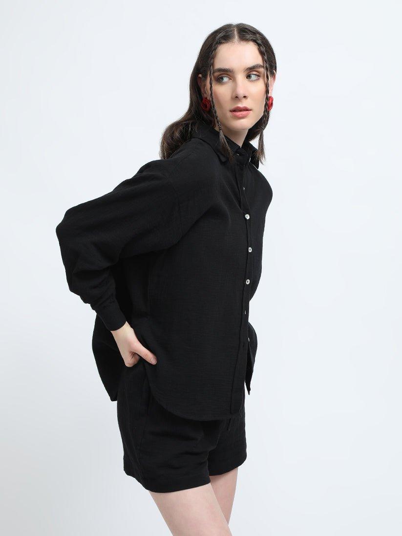 MAEVE CO-ORD SET-BLACK