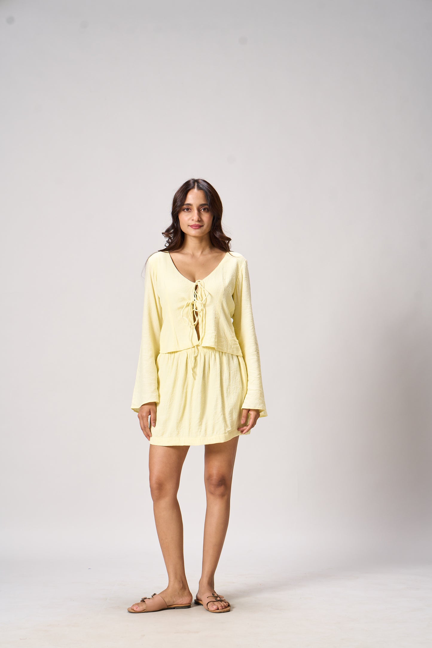 RIRI CO-ORD SET - BUTTER YELLOW