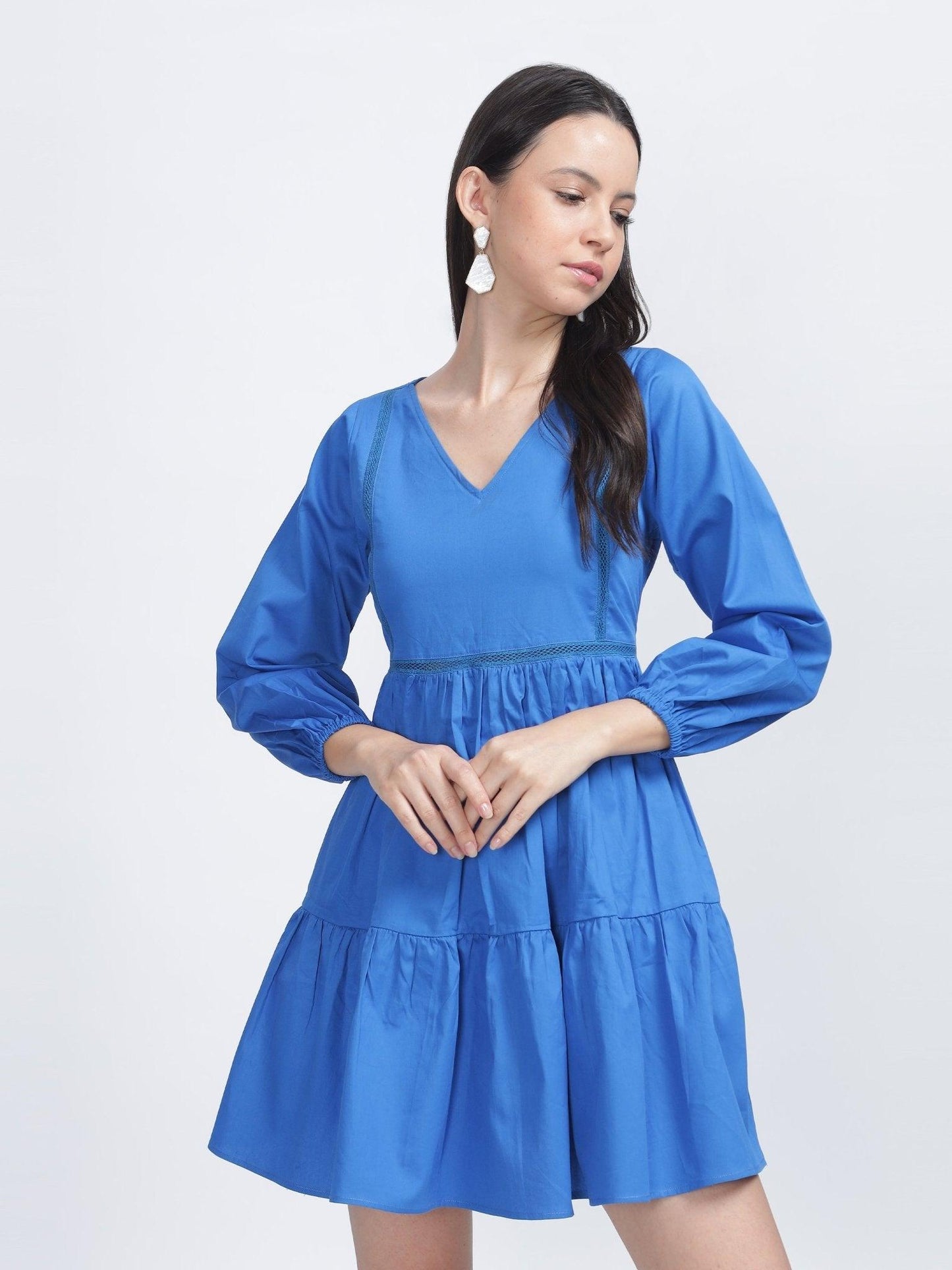 BLAIR COTTON TIERED DRESS
