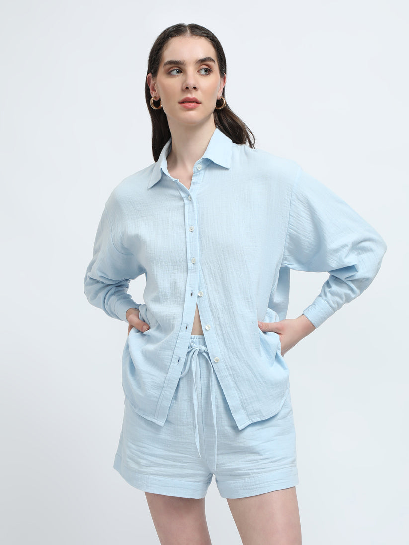 MAEVE ICE BLUE SHIRT