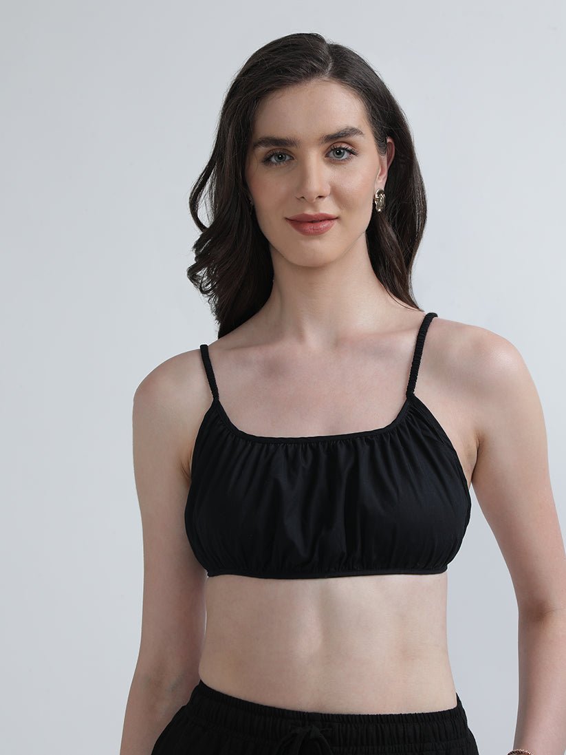 TALIA BLACK BRALETTE