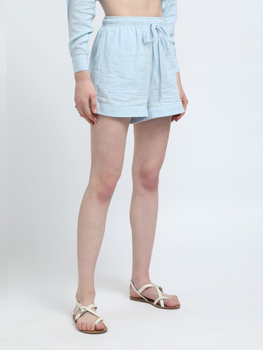 MAEVE SHORTS- ICE BLUE