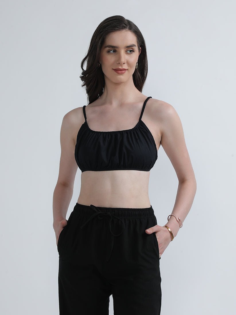 TALIA BLACK BRALETTE