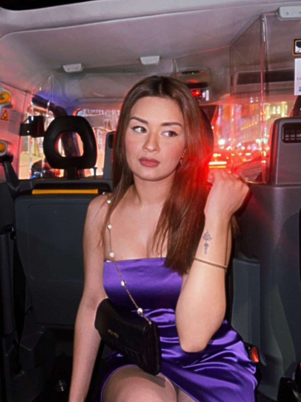 RAINA PURPLE SHORT DRESS
