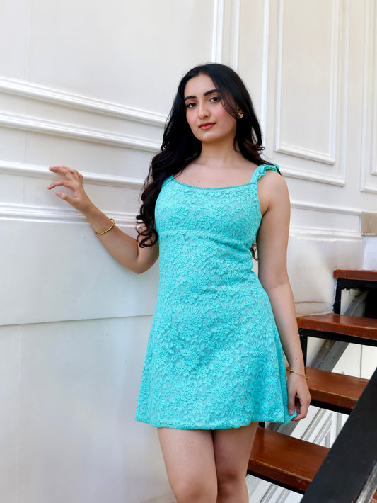 BUTTERCUP DRESS-SEA BLUE