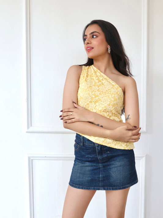 BUTTERCOP TOP YELLOW