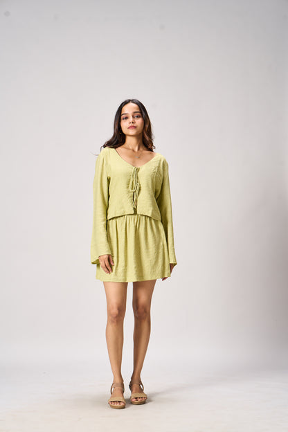 RIRI CO-ORD SET - BUTTER YELLOW